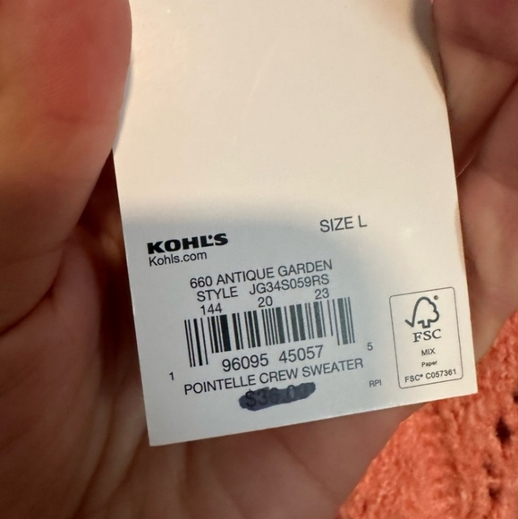 S.O. NWT SWEATER - Picture 2 of 2